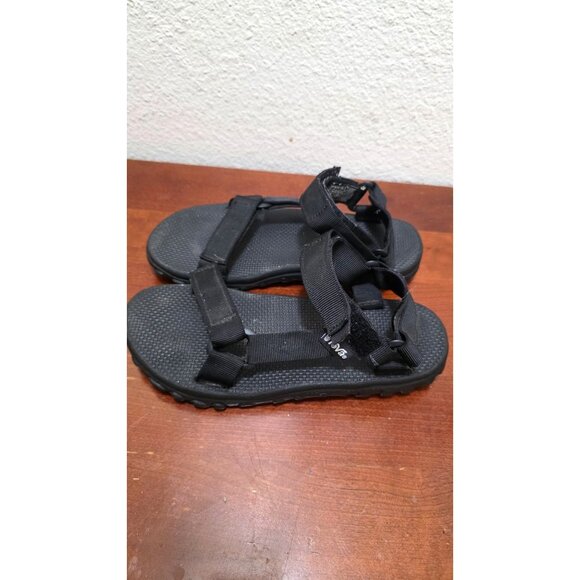 Teva Women's Black Adjustable Strap Hiking Sandals Size 9 - Picture 4 of 8